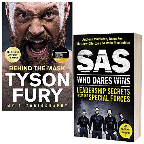 Imagen de archivo de Behind the Mask My Autobiography By Tyson Fury & SAS Who Dares Wins Leadership Secrets from the Special Forces By Anthony Middleton 2 Books Collection Set a la venta por Book Deals