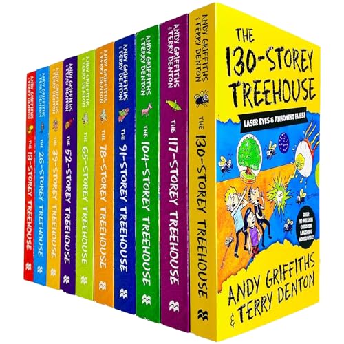 9789124031411: The Treehouse Storey Books 1 - 10 Collection Set by Andy Griffiths & Terry Denton (13-Storey, 26-Storey, 39-Storey, 52-Storey, 65-Storey, 78-Storey, 91-Storey, 104-Storey & More)