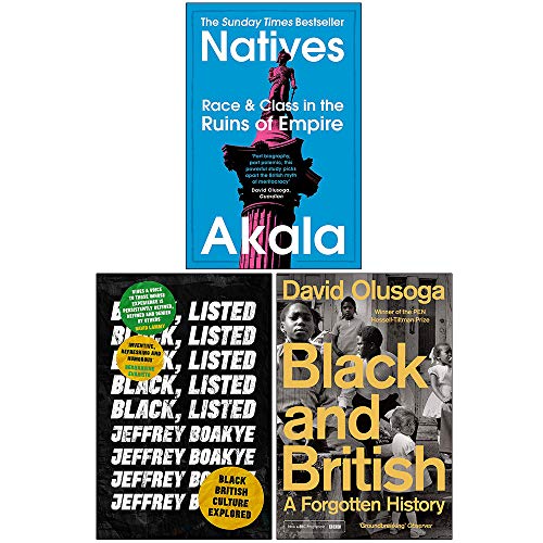 Stock image for Natives Race and Class in the Ruins of Empire, Black Listed, Black and British A Forgotten History 3 Books Collection Set for sale by GF Books, Inc.