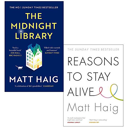 Stock image for The Midnight Library [Hardcover] & Reasons to Stay Alive By Matt Haig 2 Books Collection Set for sale by Lucky's Textbooks