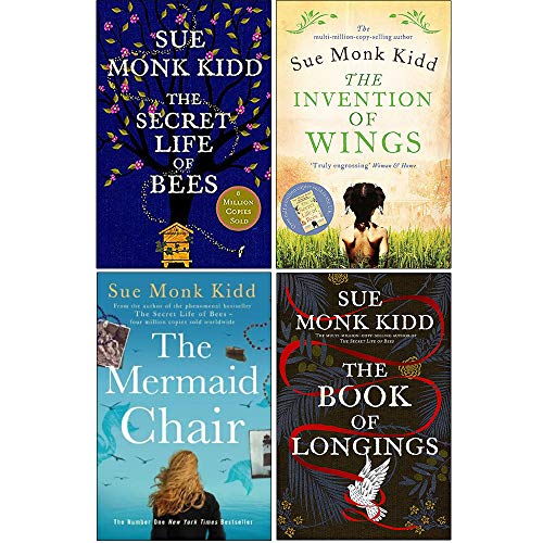 Stock image for Sue Monk Kidd Collection 4 Books Set (The Secret Life of Bees, The Invention of Wings, The Mermaid Chair, The Book of Longings) for sale by Book Deals
