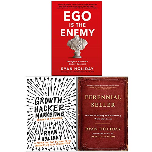 3 Books Collection Set (Ego is the Enemy, The Obstacle is the Way,  Stillness is the Key)