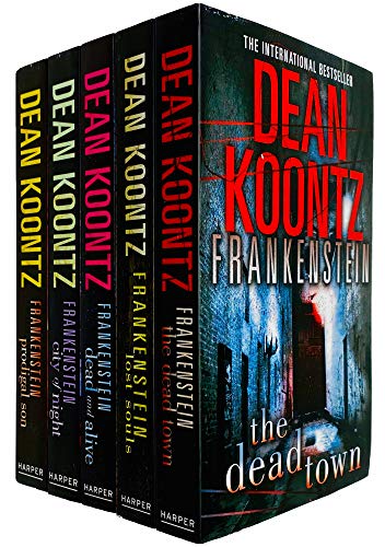 Beispielbild fr Frankenstein Series 5 Books Collection Set by Dean Koontz (Prodigal Son, City of Night, Dead and Alive, Lost Souls & The Dead Town) zum Verkauf von GF Books, Inc.