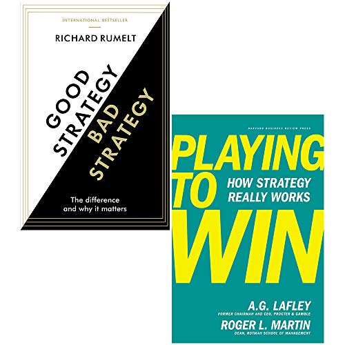 Imagen de archivo de Good Strategy Bad Strategy, Playing to Win [Hardcover] 2 Books Collection Set a la venta por GF Books, Inc.