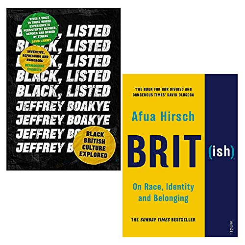 Stock image for Black, Listed: Black British Culture Explored and Brit(ish): On Race, Identity and Belonging 2 Books Collection Set for sale by Books Unplugged