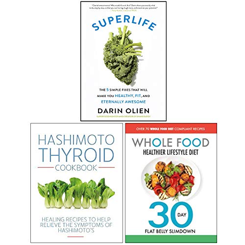 Beispielbild fr SuperLife, Hashimoto Thyroid Cookbook, The Whole Food Healthier Lifestyle Diet 3 Books Collection Set zum Verkauf von Books Unplugged