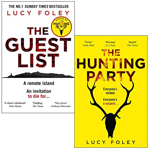 Imagen de archivo de The Guest List & The Hunting Party By Lucy Foley 2 Books Collection Set a la venta por Lucky's Textbooks