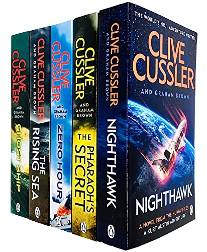 Stock image for The Numa Files 6 Books Collection Set By Clive Cussler (Book 11-16) (Zero Hour, Ghost Ship, The Pharaoh's Secret, Nighthawk, The Rising Sea, Sea of Greed) for sale by Vive Liber Books