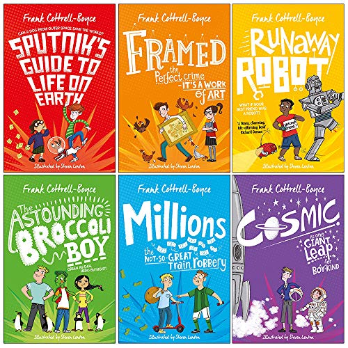 Imagen de archivo de Frank Cottrell Boyce Collection 6 Books Set (Sputnik's Guide to Life on Earth, Framed, Runaway Robot, The Astounding Broccoli Boy, Millions, Cosmic) a la venta por Books Unplugged