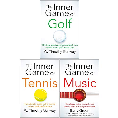Stock image for W Timothy Gallwey Collection 3 Books Set (The Inner Game of Golf, The Inner Game of Tennis, The Inner Game of Music) for sale by Campbell Bookstore