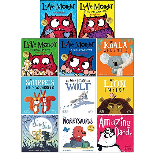 Stock image for Rachel Bright Collection 11 Books Set (Love Monster, Last Chocolate, Perfect Present, Scary Something, Koala Who Could, Squirrels Who Squabbled, Way Home For Wolf, Lion Inside, Side by Side and More) for sale by Book Deals