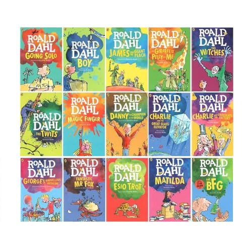 Beispielbild fr Roald Dahl 16 Books Collection Set (The BFG, Matilda, Esio Trot, George's Marvellous Medicine, Fantastic Mr Fox, The Magic Finger, The Twits, The Witches, Going Solo, The Great Mouse Plot and More) zum Verkauf von Books Unplugged