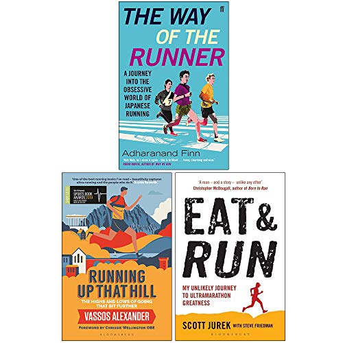 Stock image for The Way of the Runner, Running Up That Hill, Eat And Run 3 Books Collection Set for sale by GF Books, Inc.