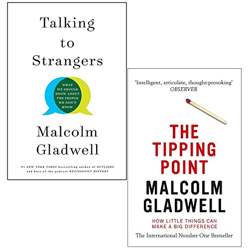 Stock image for Talking to Strangers & The Tipping Point By Malcolm Gladwell 2 Books Collection Set for sale by Vive Liber Books