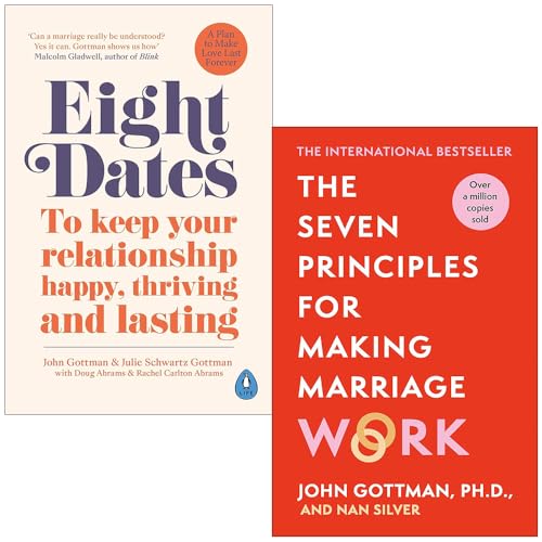 Stock image for Eight Dates & The Seven Principles For Making Marriage Work By John Gottman 2 Books Collection Set for sale by Books Unplugged