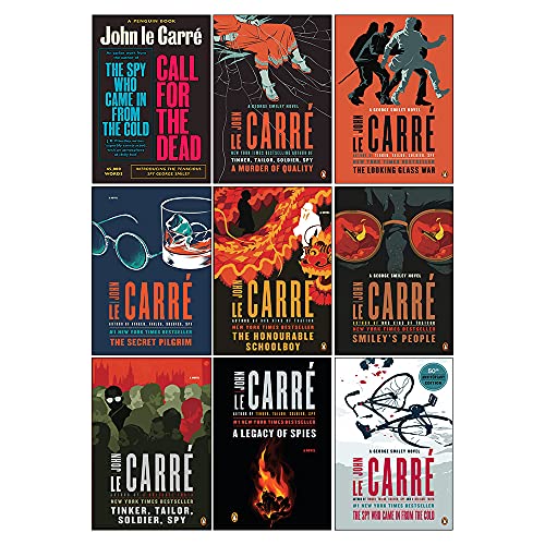 Stock image for The Smiley Collection 9 Books Set By John Le Carr (Call For The Dead,A Murder Of Quality,The Spy Who Came in from the Cold,Looking Glass War,Tinker Tailor Soldier Spy,Honourable Schoolboy & More) for sale by Books Unplugged