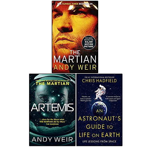Imagen de archivo de The Martian, Artemis, An Astronaut's Guide to Life on Earth 3 Books Collection Set a la venta por Books Unplugged