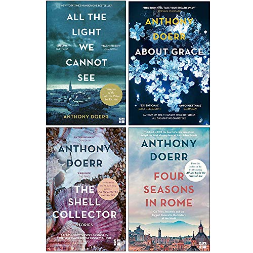 Stock image for Anthony Doerr Collection 4 Books Set (All The Light We Cannot See, About Grace, The Shell Collector, Four Seasons In Rome) for sale by Books Unplugged