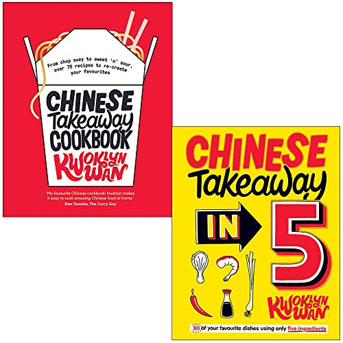 Stock image for Chinese Takeaway Cookbook & Chinese Takeaway in 5 By Kwoklyn Wan 2 Books Collection Set for sale by GF Books, Inc.
