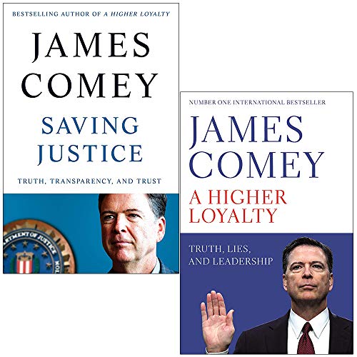Stock image for Saving Justice & A Higher Loyalty Truth, Lies, and Leadership By James Comey 2 Books Collection Set for sale by Books Unplugged