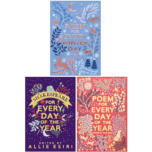 Stock image for Allie Esiri Collection 3 Books Set (A Poem for Every Winter Day, Shakespeare for Every Day of the Year, A Poem for Every Day of the Year) for sale by GF Books, Inc.