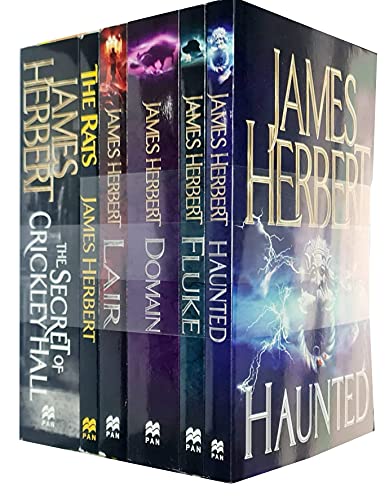 Stock image for James Herbert Collection 7 Books Set (Domain, Fluke, Haunted, The Rats, Lair, The Survivor, The Spear) for sale by GF Books, Inc.