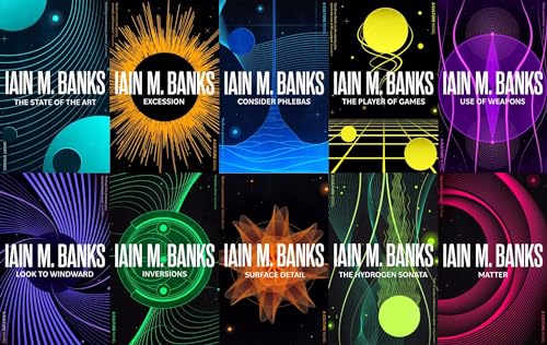Stock image for Iain M Banks Culture Series 10 Books Collection Set (Consider Phlebas, The Player of Games, Use of Weapons, The State of the Art, Excession, Inversions, Look To Windward, Surface Detail & More) for sale by Books Unplugged