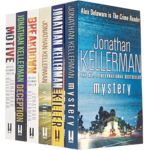 Stock image for Jonathan Kellerman 6 Books Collection Set (Mystery, Killer, Victims, Breakdown, Deception, Motive) for sale by GoldBooks