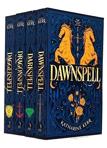 Beispielbild fr Katharine Kerr Deverry Series 4 Books Collection Set (Daggerspell, Dawnspell, Dragonspell, Darkspell) zum Verkauf von GF Books, Inc.