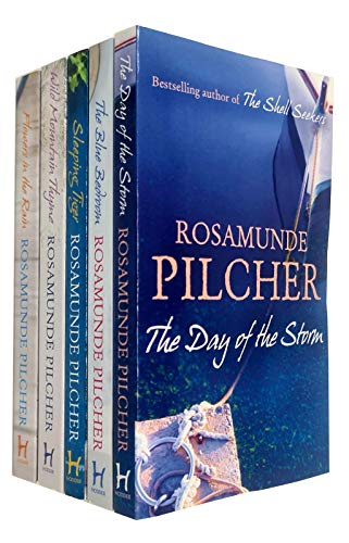 Beispielbild fr Rosamunde Pilcher Collection 5 Books Set (The Day of the Storm, The Blue Bedroom, Sleeping Tiger, Wild Mountain Thyme, Flowers in the Rain) zum Verkauf von GF Books, Inc.