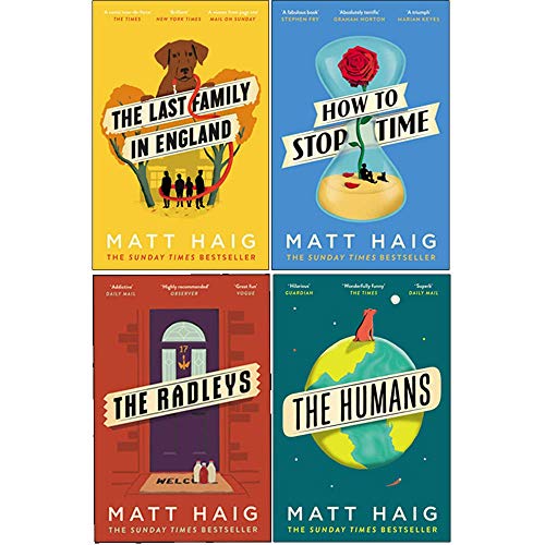 Stock image for Matt Haig 4 Books Collection Set (The Last Family in England, How to Stop Time, The Radleys, The Humans) for sale by GF Books, Inc.