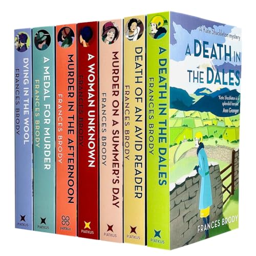 Imagen de archivo de Kate Shackleton Mysteries Series 6 Books Collection Set By Frances Brody (Death of an Avid Reader,Murder on a Summer's Day,A Woman Unknown,Dying In The Wool,Medal For Murder,Murder In The Afternoon) a la venta por Books Unplugged