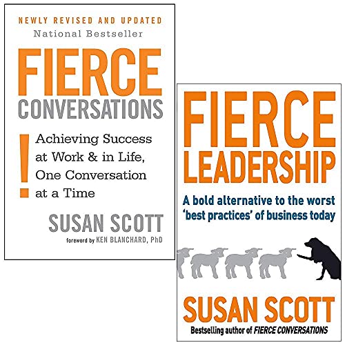 Stock image for Fierce Series 2 Books Collection Set by Susan Scott (Fierce Leadership: A bold alternative to the worst 'best practices' of business today Fierce Conversations) for sale by Wizard Books