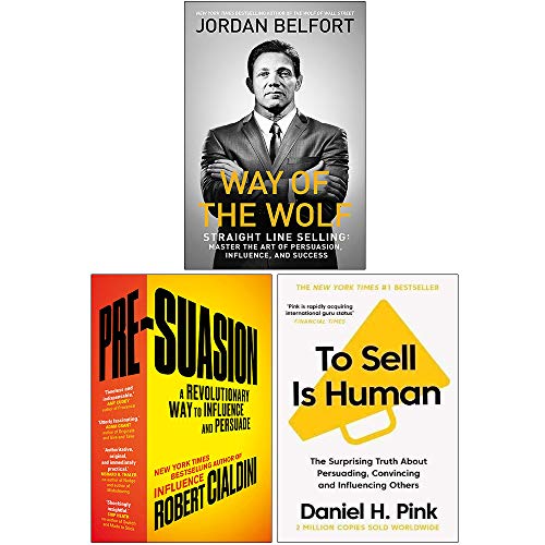 Beispielbild fr Way of the Wolf, Pre-Suasion, To Sell Is Human 3 Books Collection Set zum Verkauf von Books Unplugged