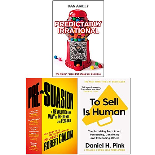 Imagen de archivo de Predictably Irrational, Pre-Suasion, To Sell Is Human 3 Books Collection Set a la venta por Books Unplugged