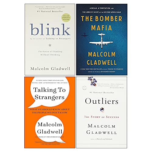 Stock image for Malcolm Gladwell Collection 4 Books Set (The Bomber Mafia [Hardcover], Outliers The Story of Success, Blink, Talking to Strangers) for sale by Vive Liber Books