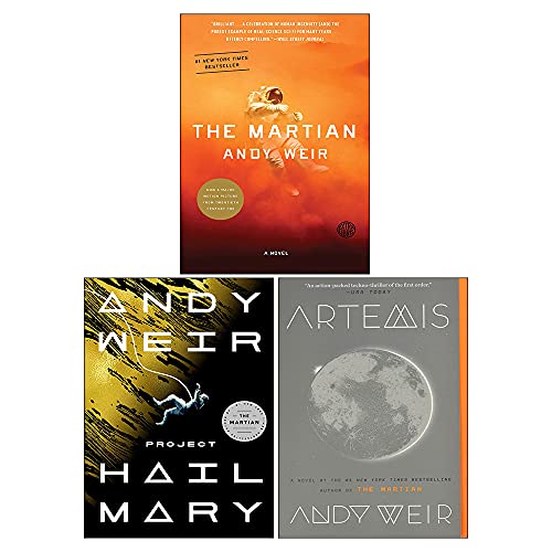 Stock image for Andy Weir 3 Books Collection Set(Project Hail Mary [Hardcover], Artemis, The Martian) for sale by GF Books, Inc.