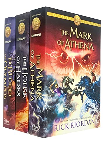 Imagen de archivo de Heroes of Olympus Series 3 Books Collection Set By Rick Riordan (The Mark of Athena, The House of Hades, The Blood of Olympus) a la venta por dsmbooks