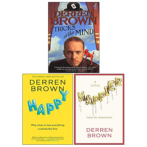 Beispielbild fr Derren Brown 3 Books Collection Set (Tricks Of The Mind, A Little Happier, Happy: Why More or Less Everything is Absolutely Fine) zum Verkauf von Books Unplugged