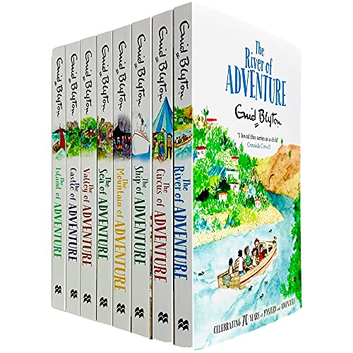 Stock image for Enid Blyton Adventure Series Books 1 - 8 Collection Set (River, Circus, Ship, Mountain, Sea, Valley, Castle & Island) for sale by Books Unplugged