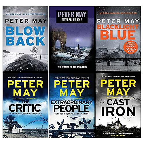 9789124136277: Enzo Files Series Books 1 - 6 Collection Set by Peter May (Extraordinary People, The Critic, Blacklight Blue, Freeze Frame, Blowback & Cast Iron)
