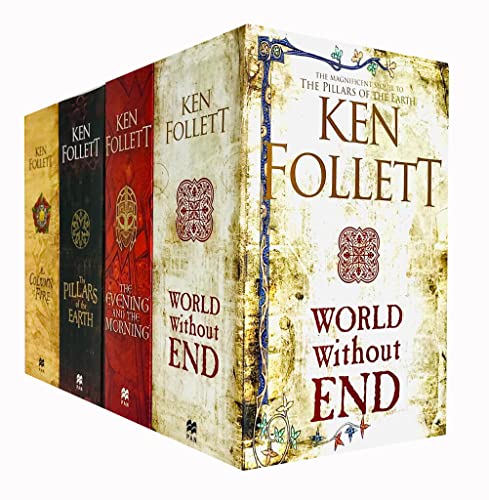 Stock image for Kingsbridge Novels Collection 4 Books Set By Ken Follett (The Evening and the Morning, The Pillars of the Earth, World Without End, A Column of Fire) for sale by Books Unplugged