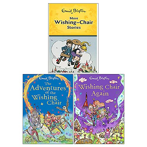 Imagen de archivo de Enid Blyton The Wishing-Chair Collection 3 Books Box Set (The Adventures of the Wishing-Chair, The Wishing-Chair Again & More Wishing-Chair Stories) a la venta por Books Unplugged