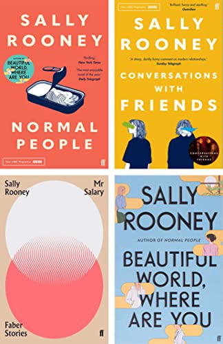 Stock image for Sally Rooney Collection 4 Books Set (Beautiful World Where Are You [Hardcover], Normal People, Conversations with Friends, Mr Salary) for sale by Pieuler Store