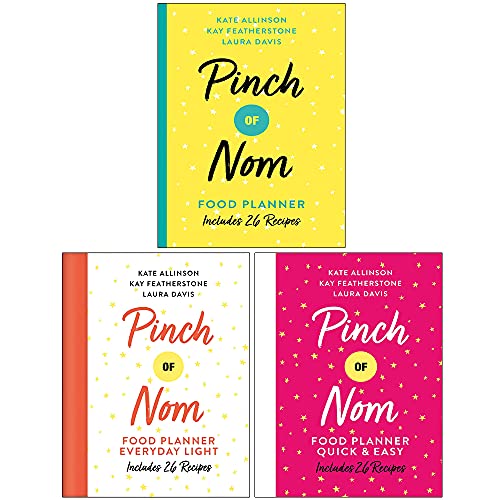 Stock image for Pinch of Nom Food Planner Collection 3 Books Set By Kay Featherstone Kate Allinson Laura Davis Pinch of Nom Food Planner Hardcover Everyday Light Hardcover Quick Easy for sale by Buchpark
