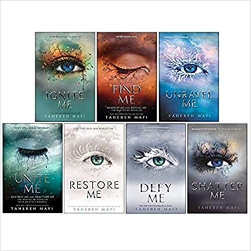 Stock image for Shatter Me Series 8 Books Collection Set By Tahereh Mafi (Shatter Me, Unravel Me, Ignite Me, Restore Me, Defy Me, Imagine Me, Unite Me, Find Me) for sale by Lucky's Textbooks
