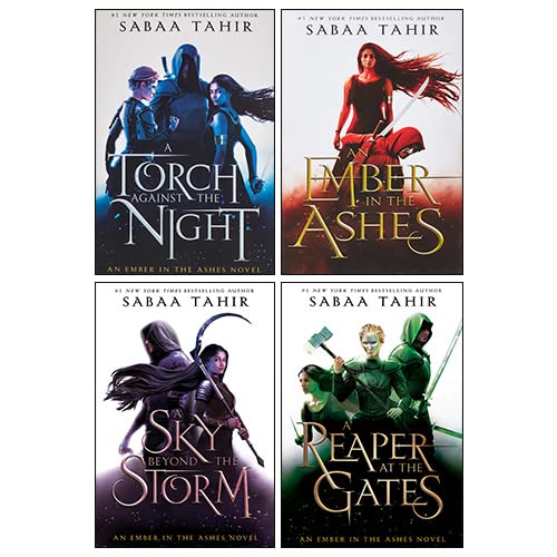 Beispielbild fr Sabaa Tahir Ember Quartet Series 4 Books Collection Set (An Ember in the Ashes, A Torch Against the Night, A Reaper at the Gates, A Sky Beyond the Storm) zum Verkauf von Lucky's Textbooks