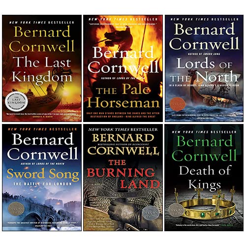 9789124171193: The Saxon Tales Series Books 1 - 6 Collection Set By Bernard Cornwell (Last Kingdom, Pale Horseman, Lords of the North, Sword Song, The Burning Land & Death of Kings)