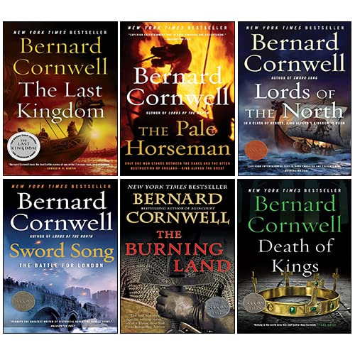 Stock image for The Saxon Tales Series Books 1 - 6 Collection Set By Bernard Cornwell (Last Kingdom, Pale Horseman, Lords of the North, Sword Song, The Burning Land Death of Kings) for sale by Byrd Books