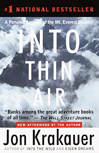 Beispielbild fr Into Thin Air: A Personal Account of the Mt. Everest Disaster By zum Verkauf von Hawking Books